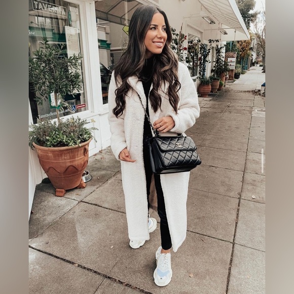 Cupcakes and Cashmere Havana Cream White Teddy Bear Coat - Picture 4 of 9